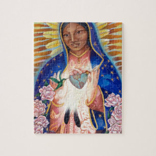 Jungfruliga Mary - vår dam av Guadalupe Pussel