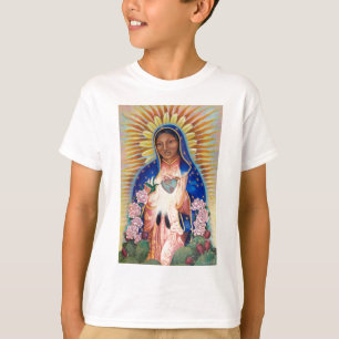 Jungfruliga Mary - vår dam av Guadalupe Tee Shirt