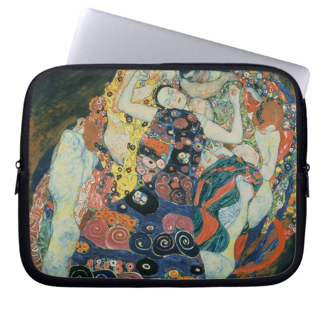 Jungfrun, 1913 (olja på kanfas) laptop sleeve (Framsidan)