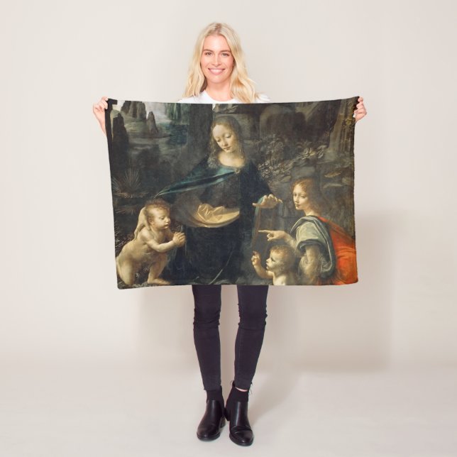 Jungfrun av klipporna, Leonardo da Vinci Fleecefilt (På plats)
