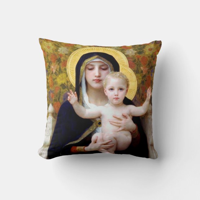 Jungfrun av liljan, Bouguereau Kudde (Framsida)