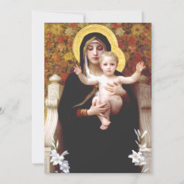 Jungfrun av liljorna inbjudningar