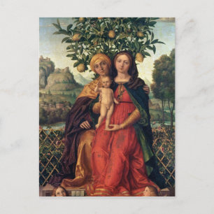 Jungfrun och barnet med Sankt Anna, 1510-18 Vykort