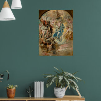 Jungfrun som Apokalypsens kvinna | Rubens | Poster