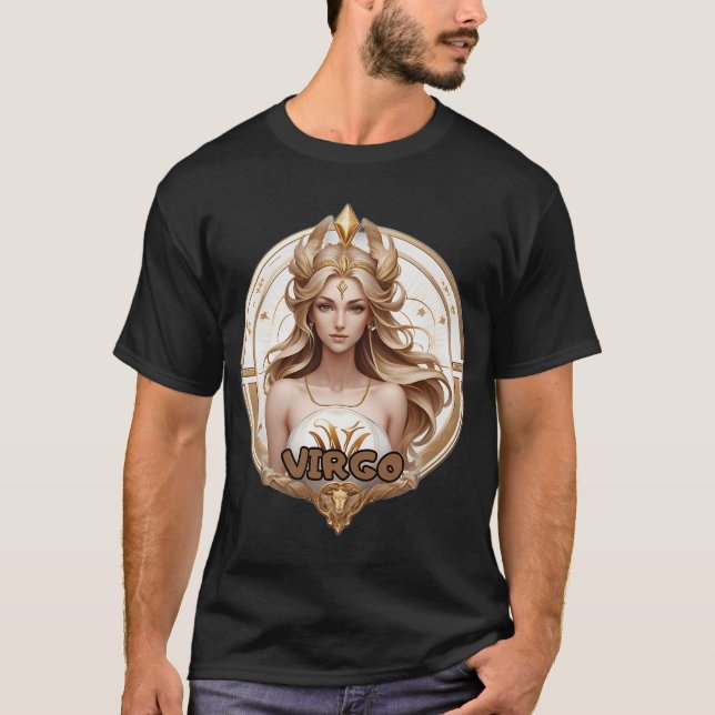 Jungfruns horoskop t shirt (Framsida)