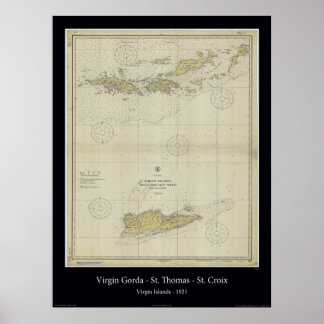 Jungfruöarna 1921 poster