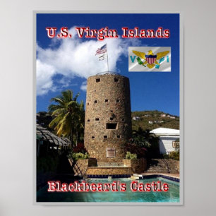 Jungfruöarna - Blackbeards Castle - Poster