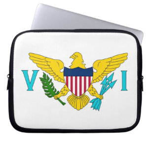 Jungfruöarna Flagga Laptop sleeve