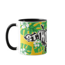 Jungfruöarna Mugg i St Thomas "Sten City"