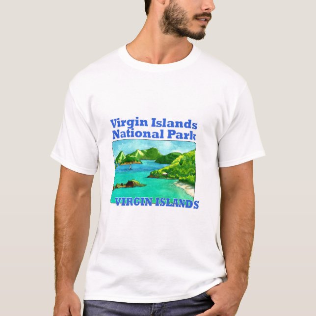Jungfruöarna Nationalpark, Jungfruöarna T Shirt (Framsida)