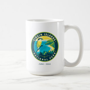 Jungfruöarna nationalpark kaffemugg