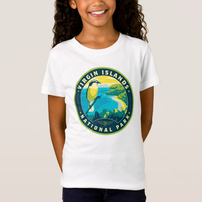 Jungfruöarna nationalpark t shirt (Framsida)