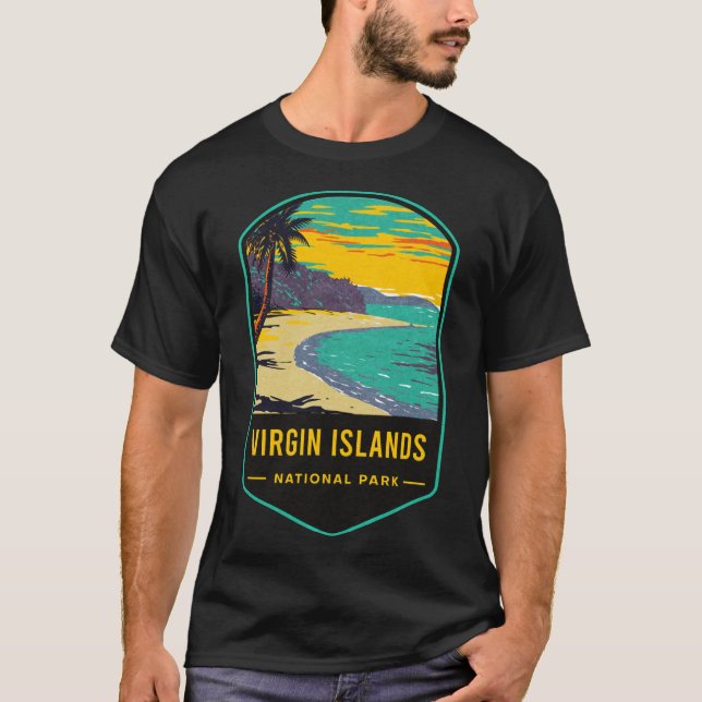 Jungfruöarna nationalpark t shirt (Framsida)