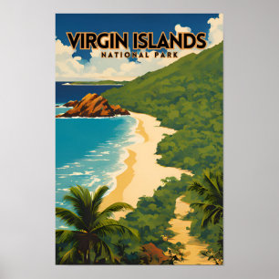 Jungfruöarna Nationalparksresor Poster