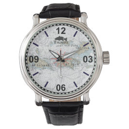 Jungfruöarna Nautical Chart Watch Armbandsur