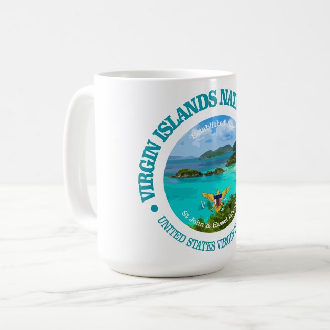 Jungfruöarna NP Kaffemugg (Framsida vänster)