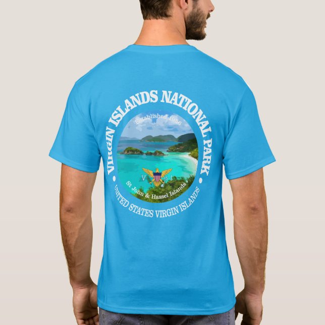 Jungfruöarna NP T Shirt (Baksida)