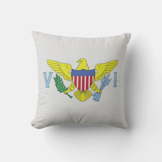 Jungfruöarna Pillow Kudde (Framsida)