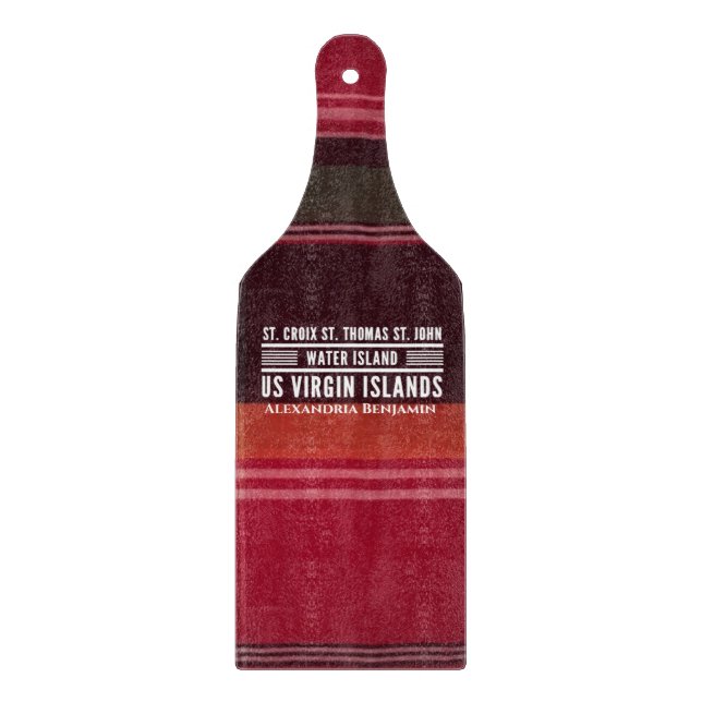 Jungfruöarna USVI Västindien Madras Personalize (Framsidan)