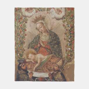 Junggin Adoring the Jesus Child Jul Fleecefilt