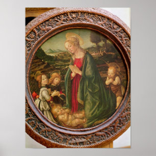 Junggin Adoring the Jesus Child Poster