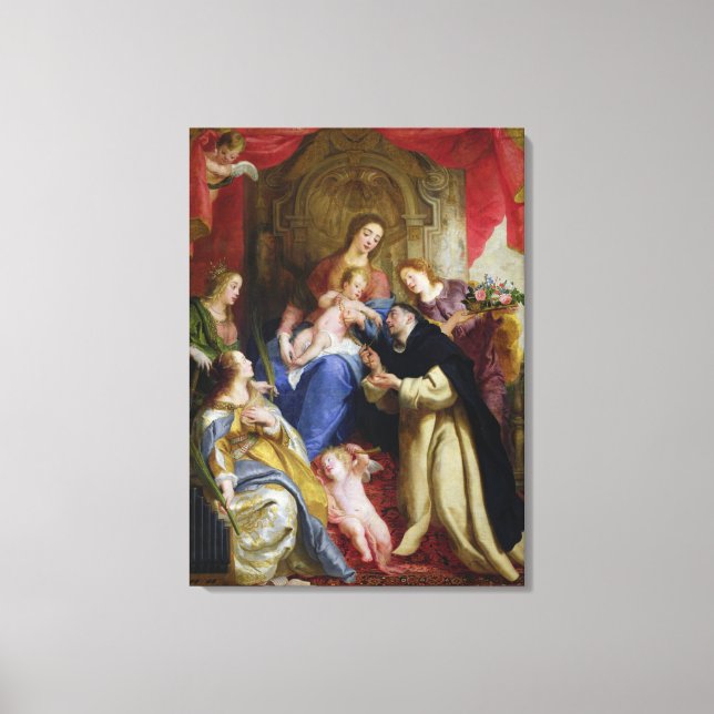 Junggin-erbjudandet för Rosary Canvastryck (Framsida)