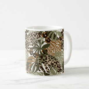 Jungle Animal Print Coffee Mugg