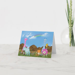 Jungle Animal Tack Kort