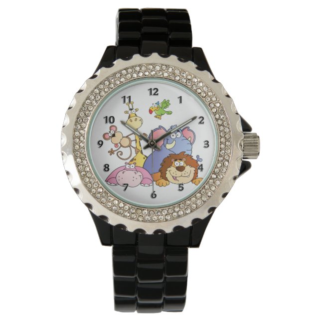 Jungle Animals Armbandsur (Framsida)
