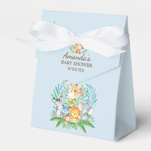 Jungle Animals Boys Baby Shower Favbox Presentaskar