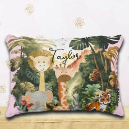 Jungle Animals Exotic Safari Dream Prydnadskudde