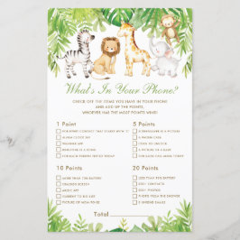 Jungle Animals Greenery What's in Your Mobil Game