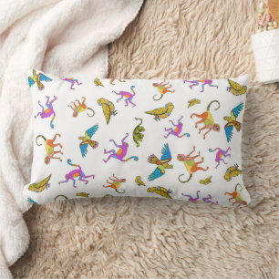 Jungle Animals Lumbar Pillow Lumbarkudde