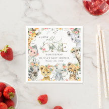 Jungle Animals, Safari, Flowers, Baby Shower