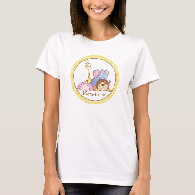 Jungle Baby Design Tee Shirt (Framsida)