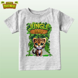Jungle Baby Leopard, Cute Wildlife Kattunge 🐆 T Shirt