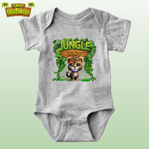 Jungle Baby Leopard, Cute Wildlife Kattunge 🐆 T Shirt