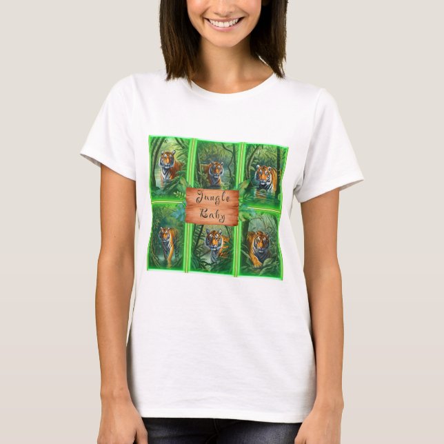 Jungle Baby T Shirt (Framsida)