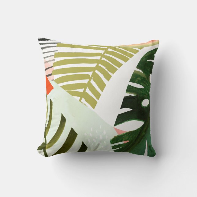 Jungle Beat Tropical Greenery Kudde (Framsida)