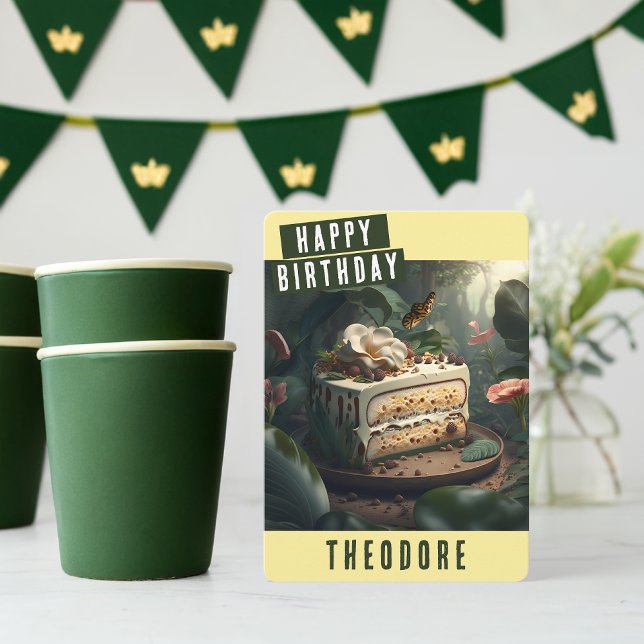 Jungle Birthday Card Julkort (Skapare uppladdad)