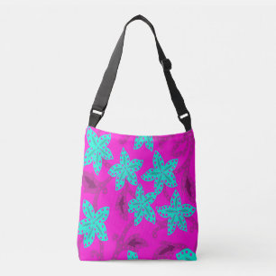 Jungle Blommigt Crossbody Bag Axelväska