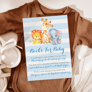 Jungle Bok-ansökningskort, Elephant Bokar för Baby Tilläggskort