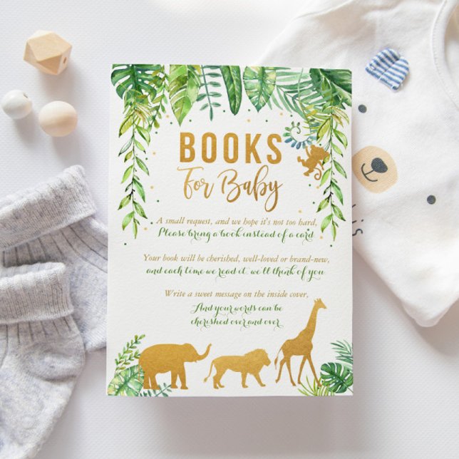 Jungle Bok-ansökningskort, Elephant Bokar för Baby Tilläggskort (Skapare uppladdad)