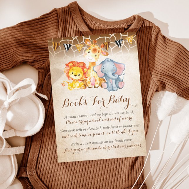 Jungle Bok-ansökningskort, Elephant Bokar för Baby Tilläggskort (Skapare uppladdad)