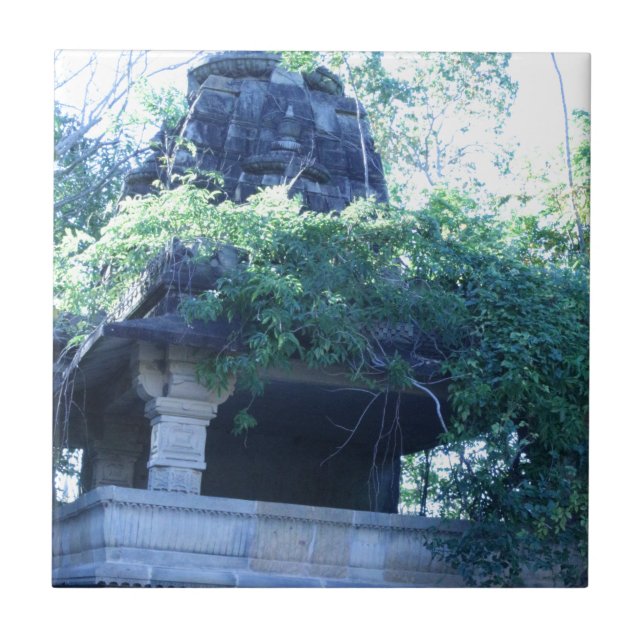 Jungle Byggnad Kakelplatta (Framsidan)