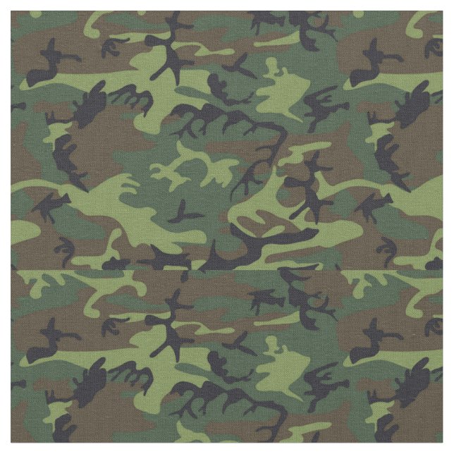 Jungle Camo Tyg (Närbild)