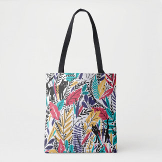 Jungle Cat Colorful Design Tygkasse