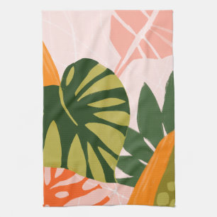 Jungle Collage I Kökshandduk