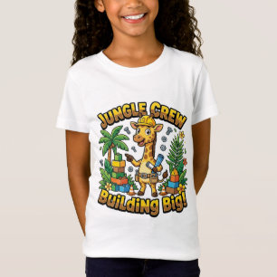 Jungle Crew bygger stor söt giraff t-shirt  