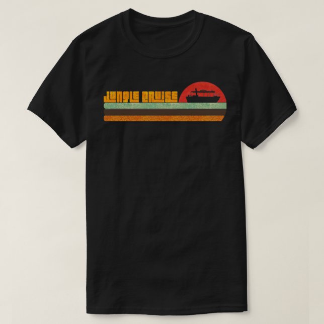 Jungle Cruise 1970-talets surfa T Shirt (Design framsida)